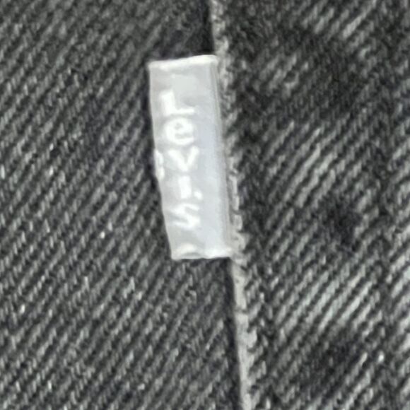 Levi’s SilverTab Loose Jeans Black Gray Baggy Fit 90s Skater Style W38 L32 - Picture 6 of 7